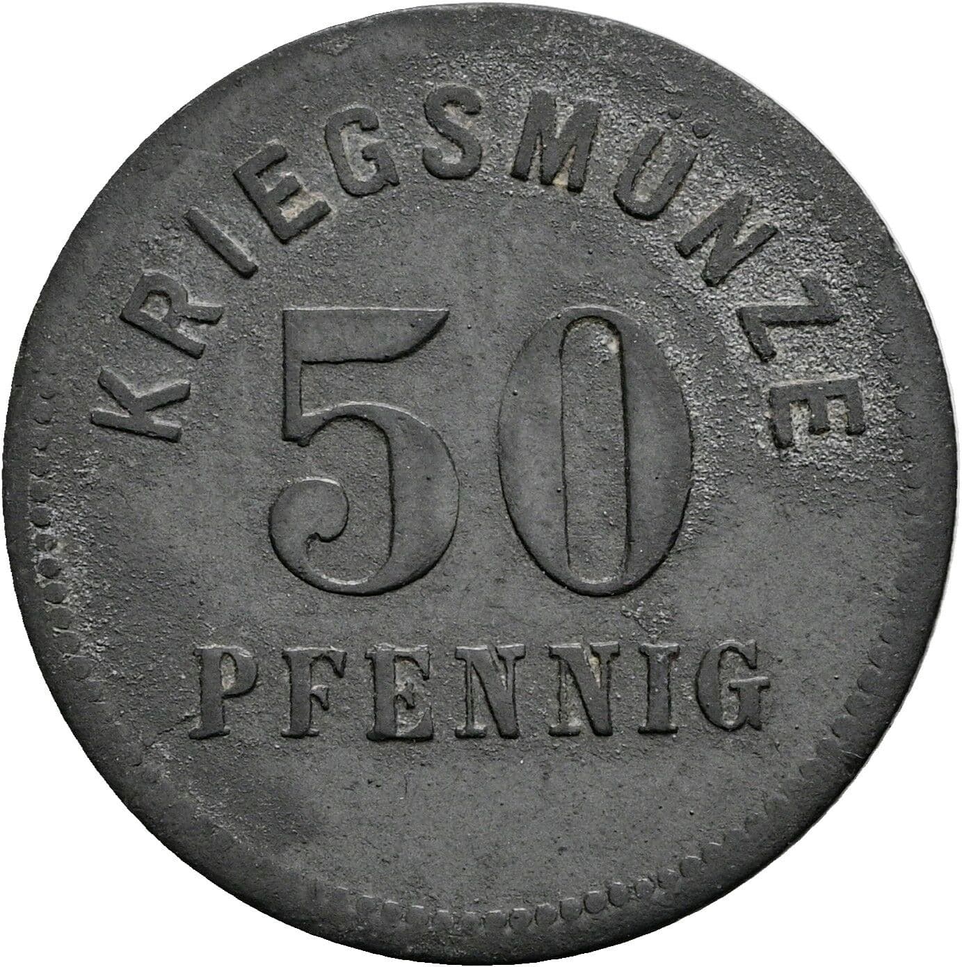 50 Pfennig 1917 – Vorderseite