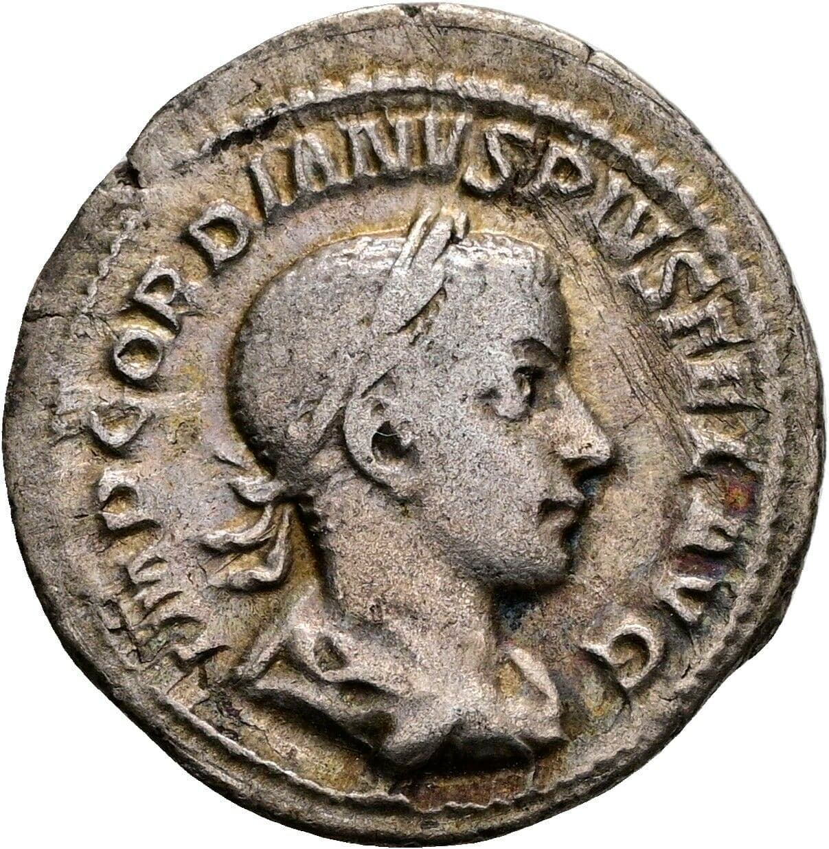 Denar Gordianus III. Pius 238-244 AC – Vorderseite
