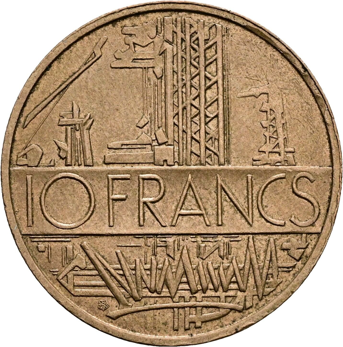10 Francs 1980 – Vorderseite
