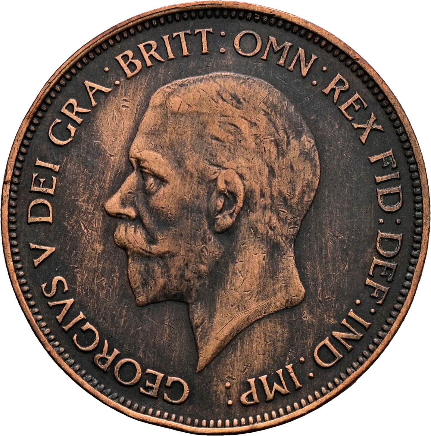 1 Penny Georg V. (1910-1936) 1936 – Vorderseite