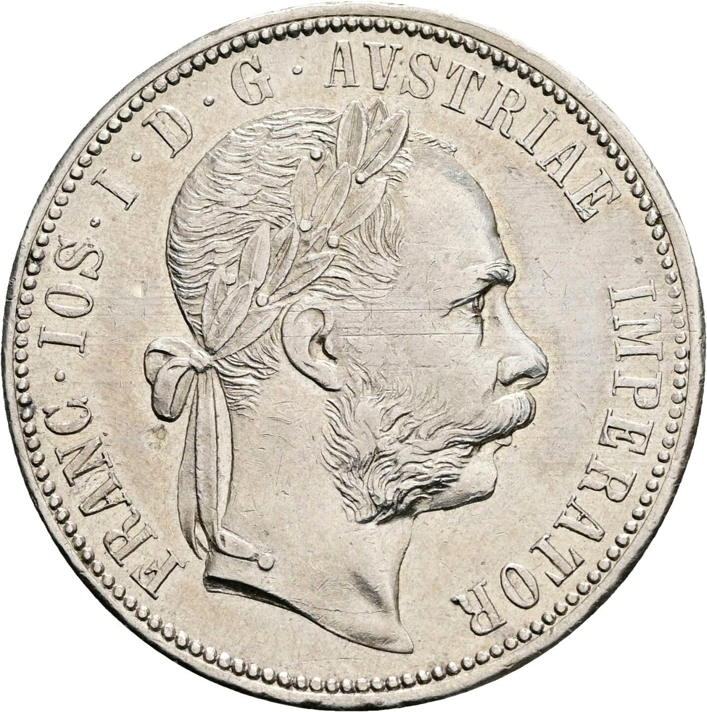 1 Gulden Franz Joseph I. 1848-1916 1884 – Vorderseite