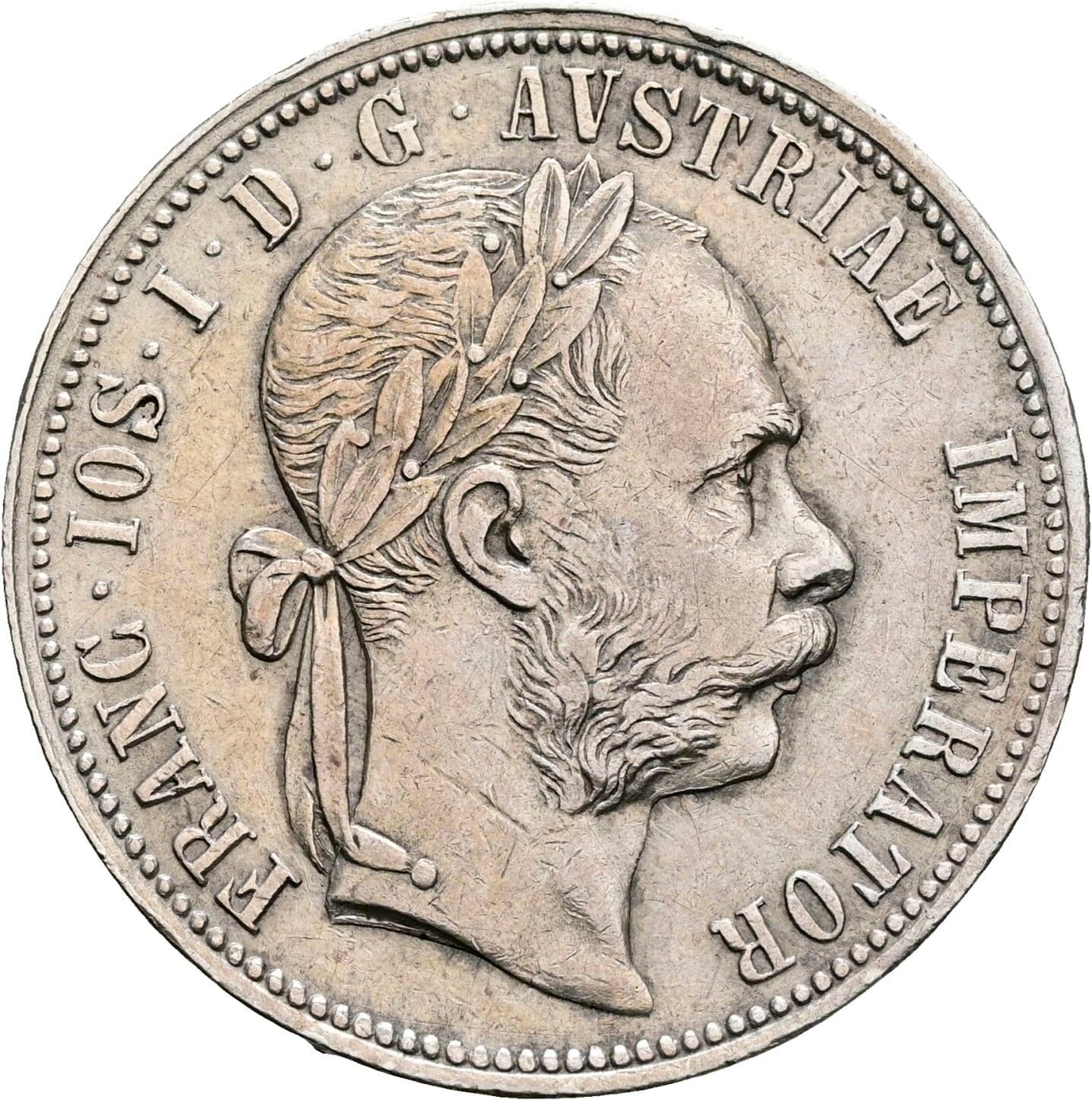 1 Gulden Franz Joseph I. 1848-1916 1889 – Vorderseite