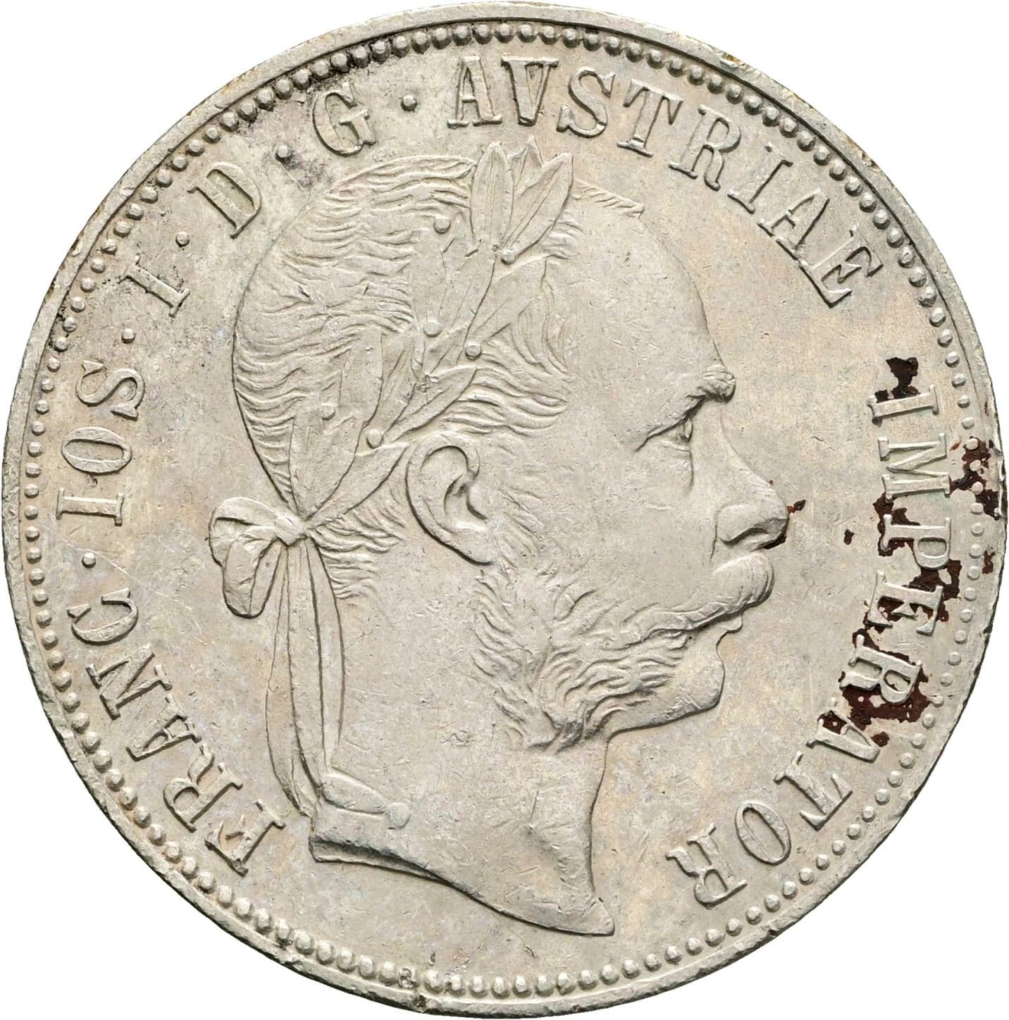 1 Gulden Franz Joseph I. 1848-1916 1883 – Vorderseite