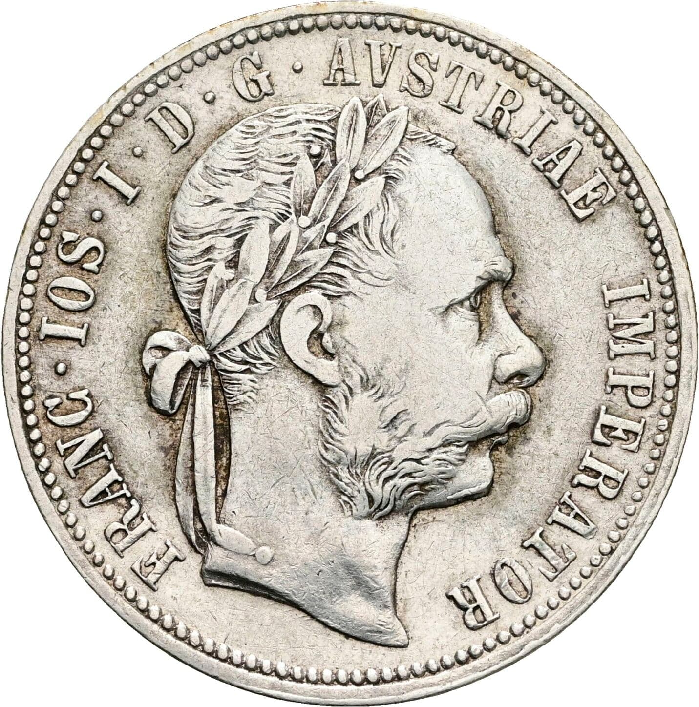 1 Gulden Franz Joseph I. 1848-1916 1879 – Vorderseite