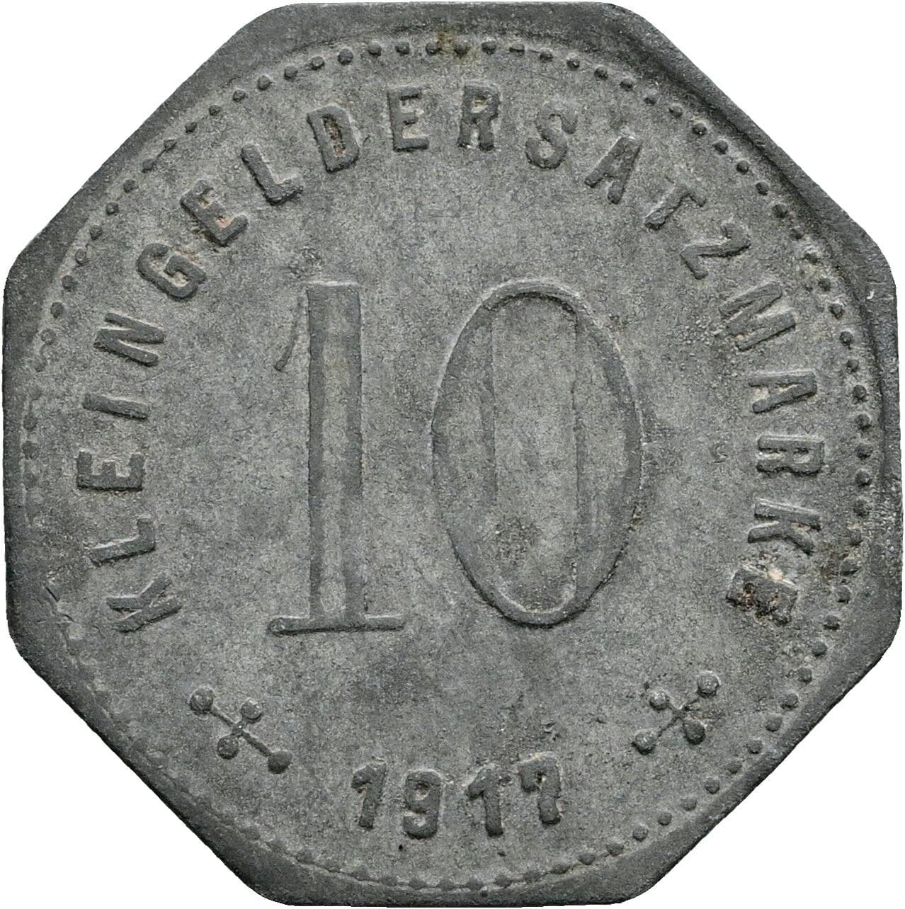 10 Pfennig 1917 – Vorderseite
