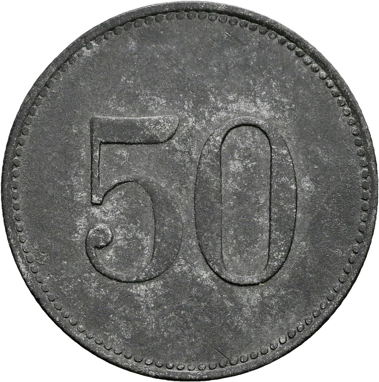50 Pfennig 1917 – Vorderseite