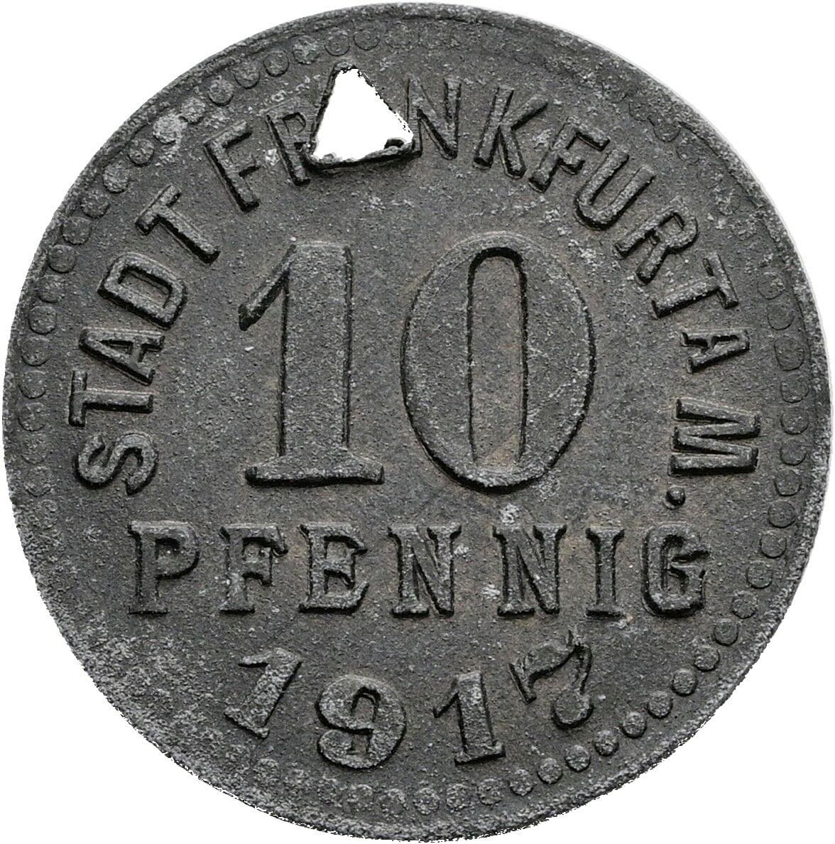 10 Pfennig 1917 – Vorderseite