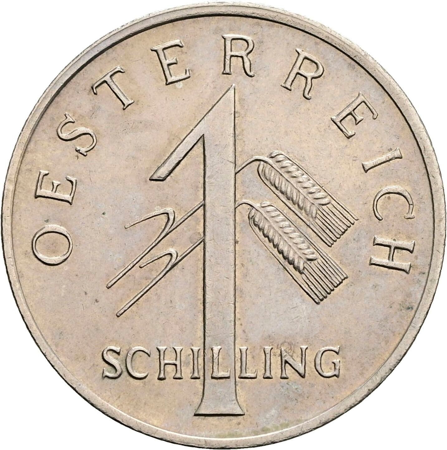 1 Schilling 1934 – Vorderseite
