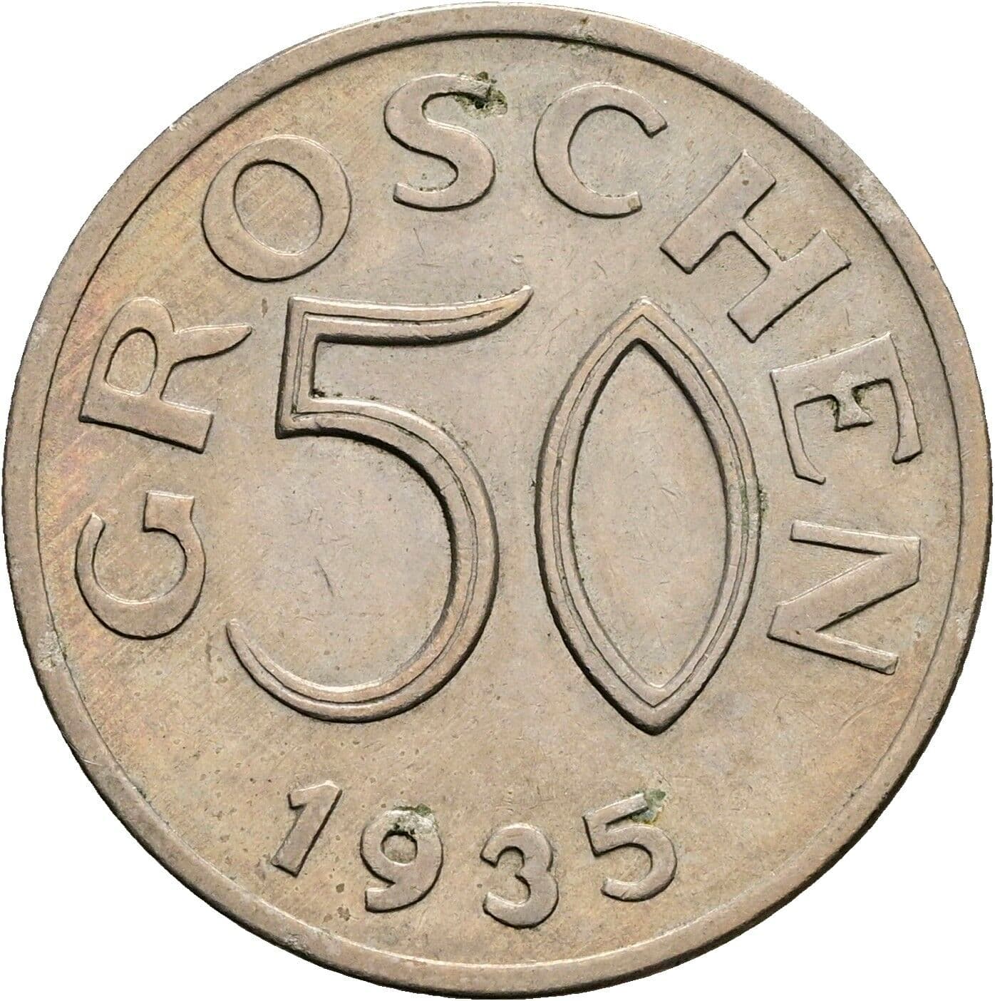 50 Groschen 1935 – Vorderseite