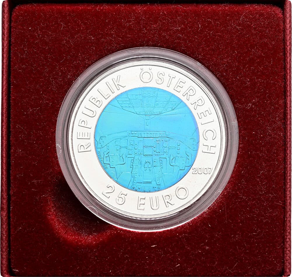 25 Euro Niob 2007 – Vorderseite