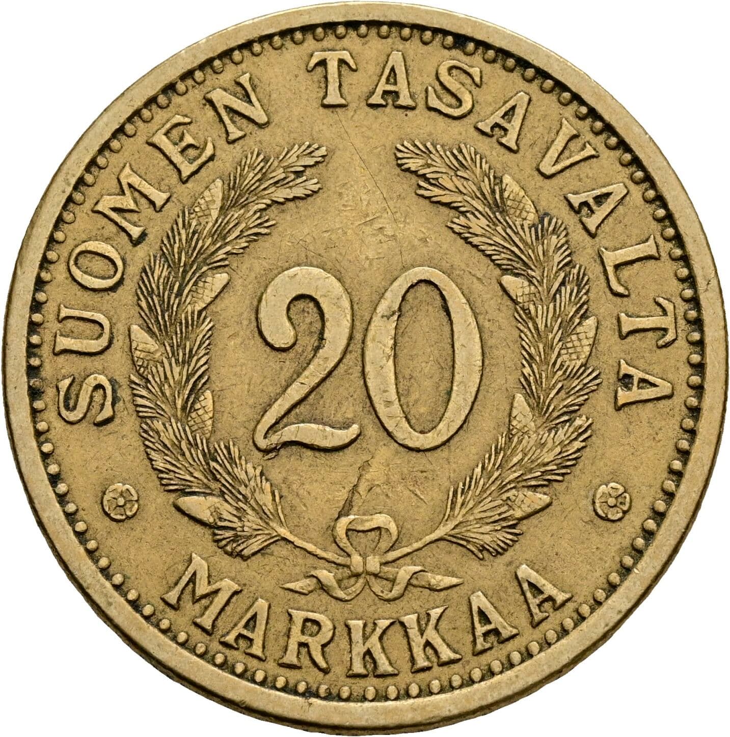 20 Markkaa 1934 S – Vorderseite