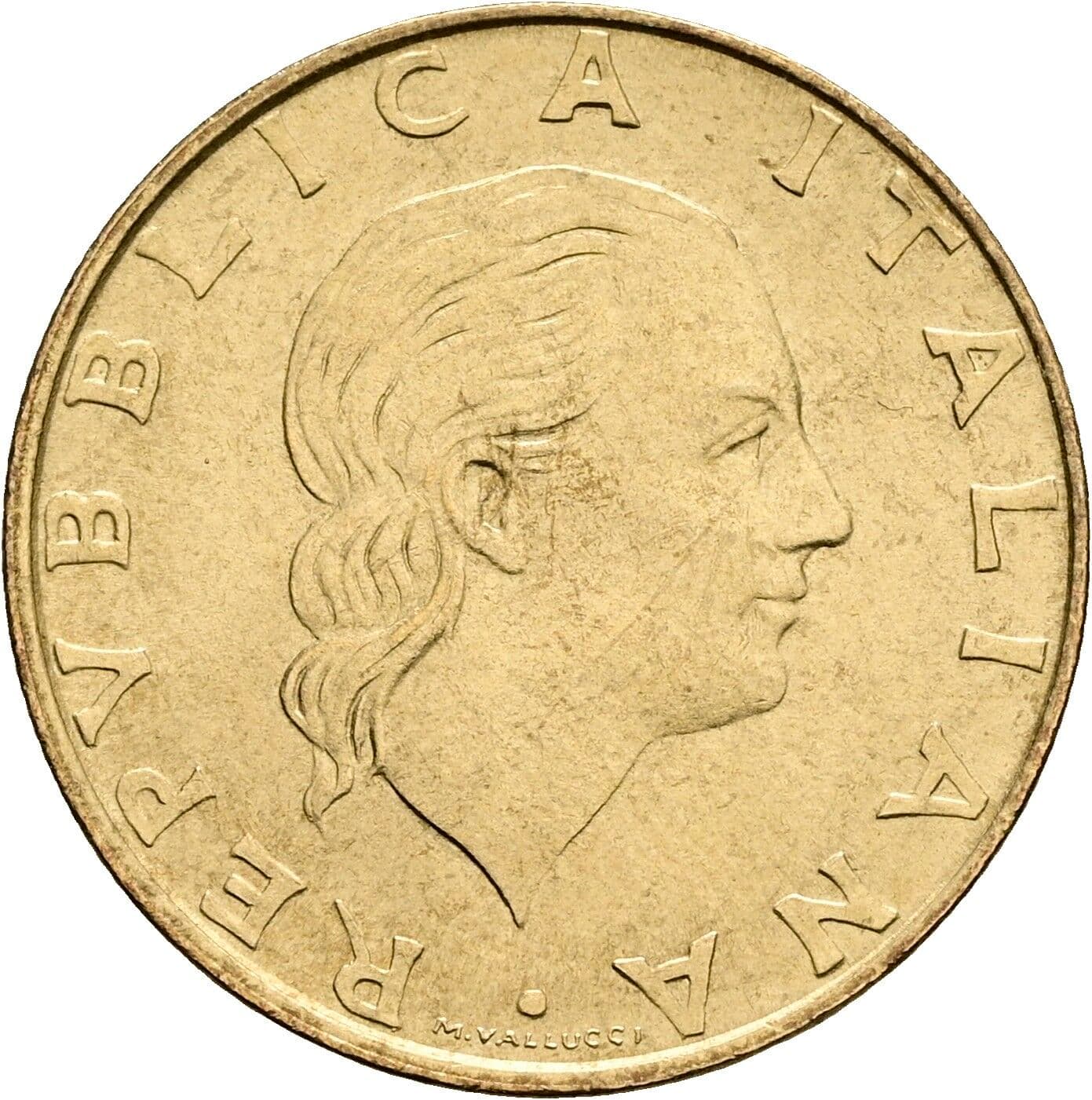 200 Lire 1993 – Vorderseite