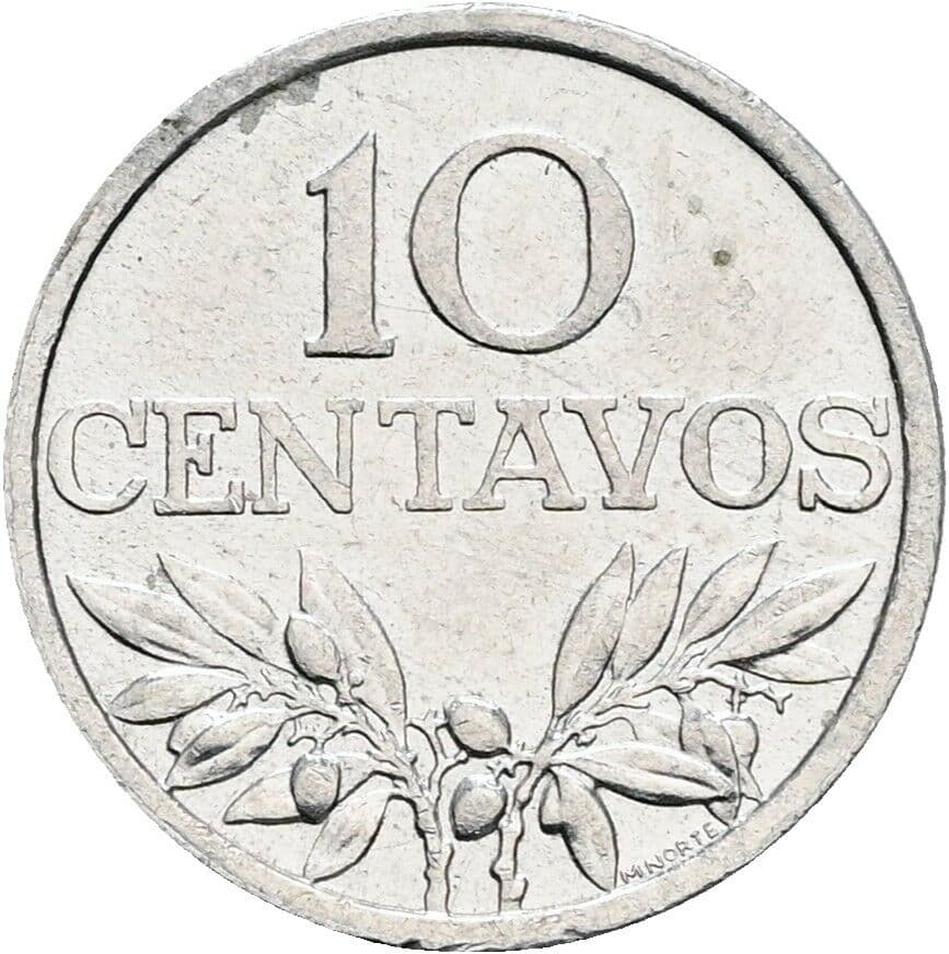 10 Centavos 1971 – Vorderseite
