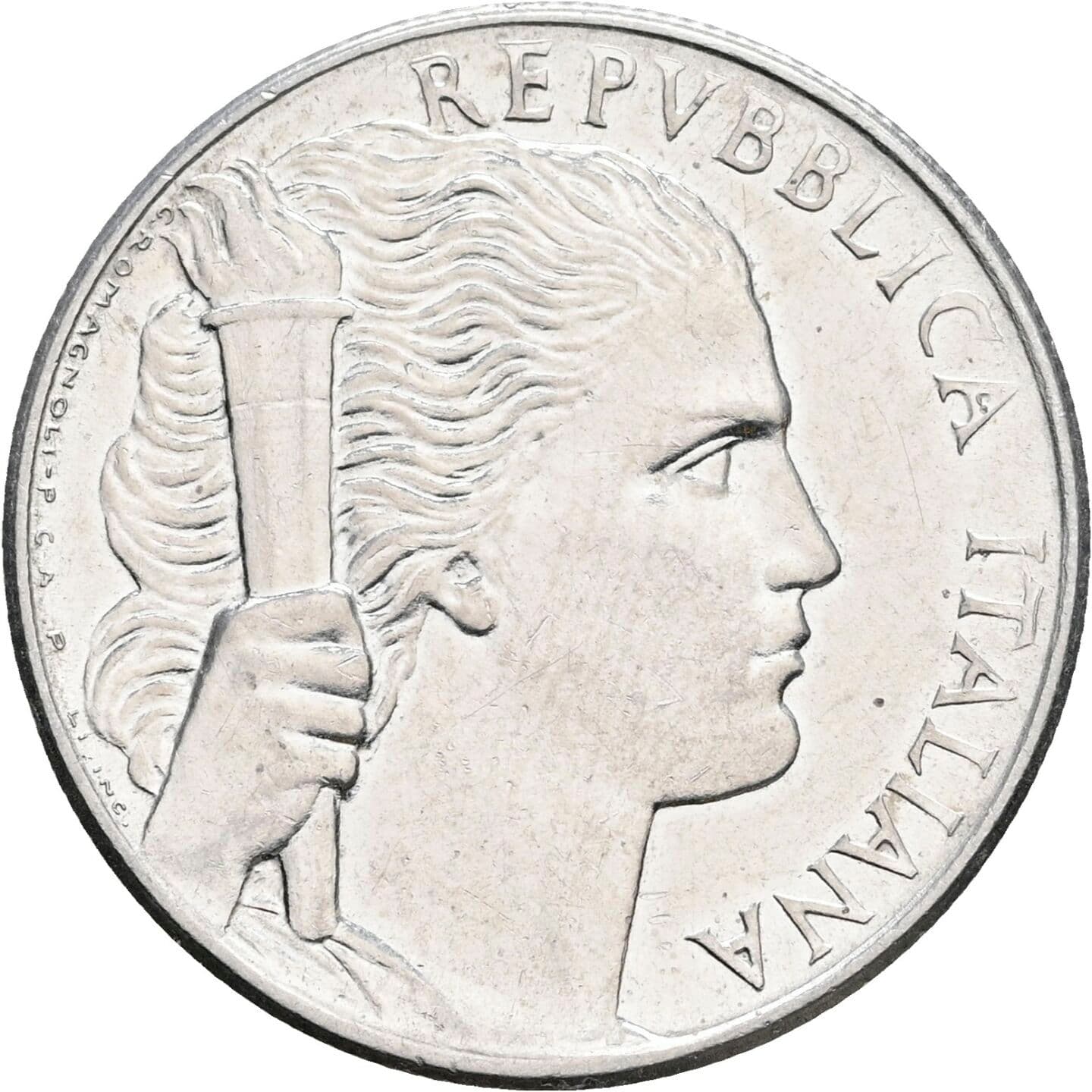 5 Lire 1950 – Vorderseite