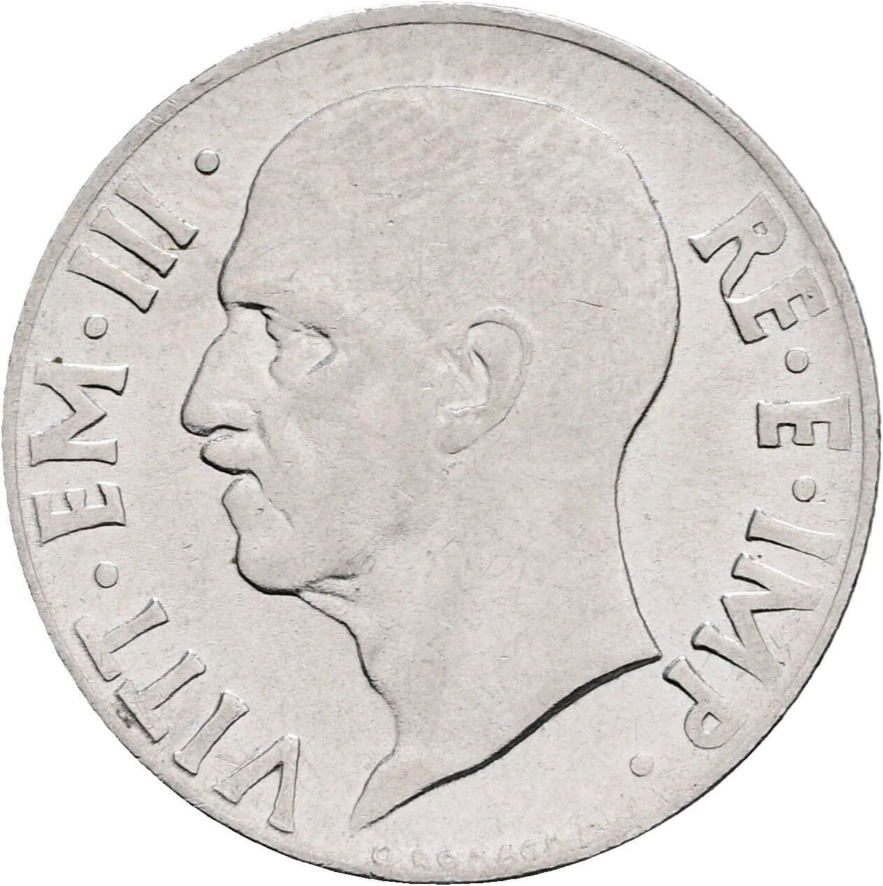 20 Centesimi Vittorio Emanuele III. 1900-1946 1940 – Vorderseite
