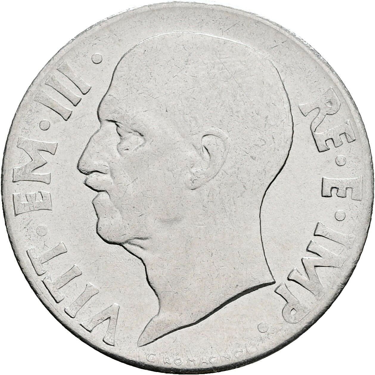 20 Centesimi Vittorio Emanuele III. 1900-1946 1941 – Vorderseite