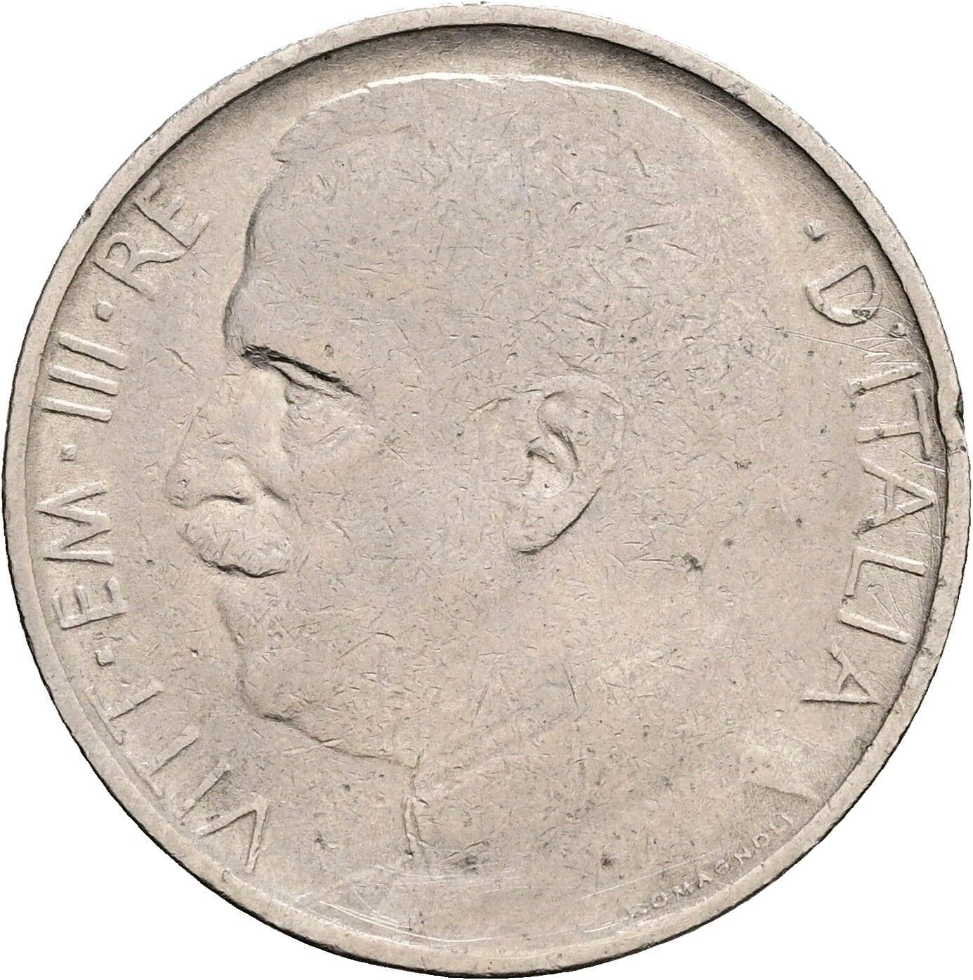 50 Centesimi Vittorio Emanuele III. 1900-1946 1920 – Vorderseite
