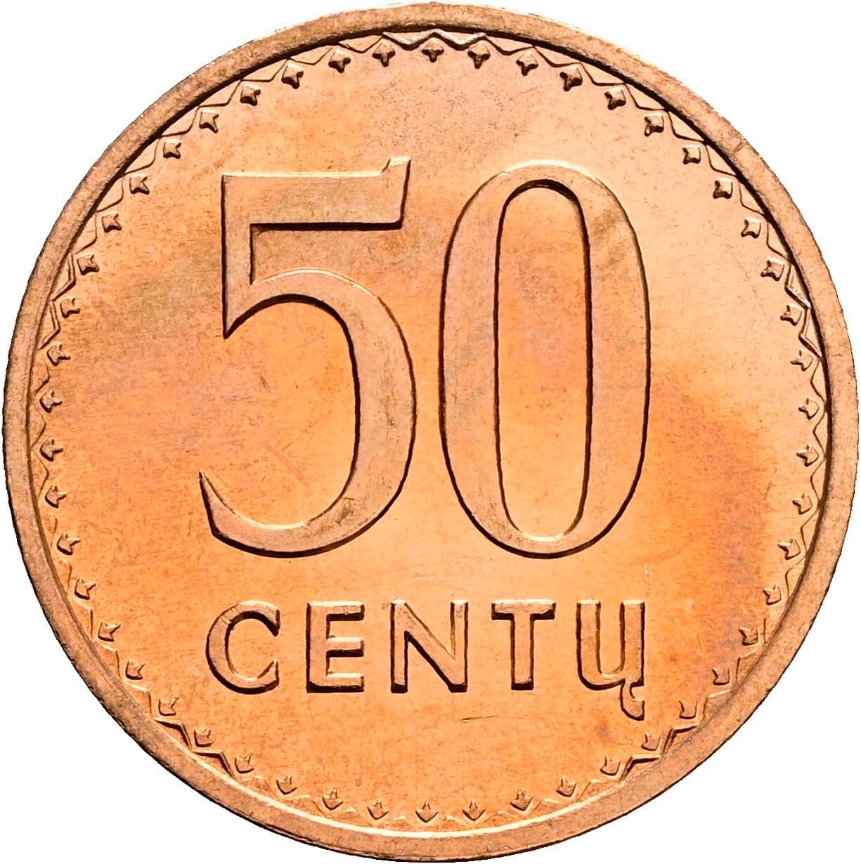 50 Centu 1991 – Vorderseite