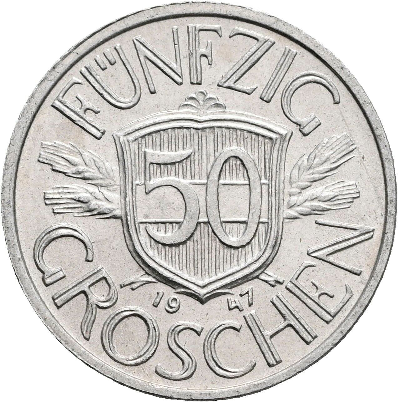 50 Groschen 1947 – Vorderseite