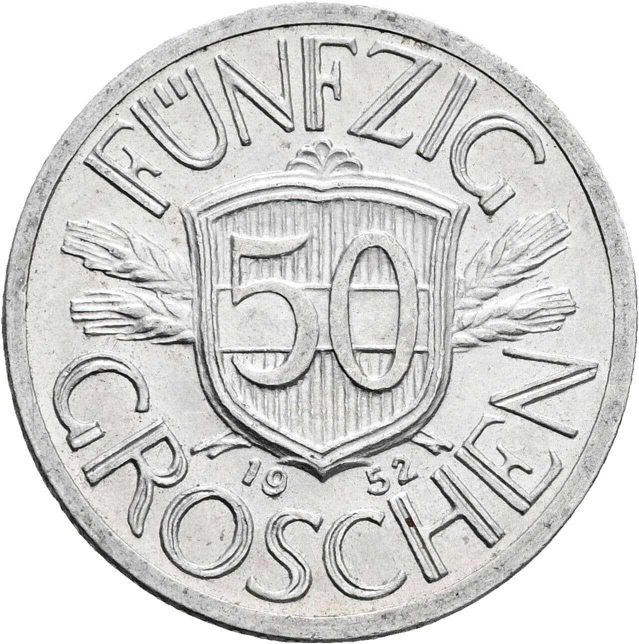 50 Groschen 1952 – Vorderseite