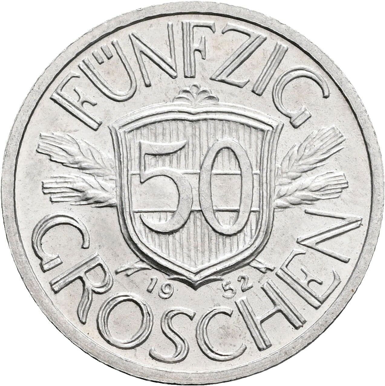 50 Groschen 1952 – Vorderseite