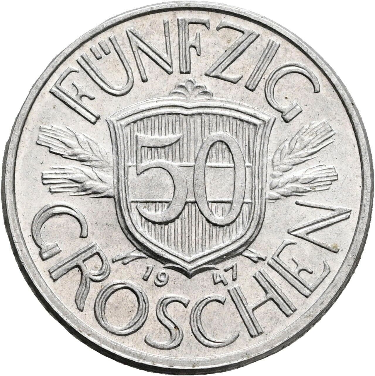 50 Groschen 1947 – Vorderseite