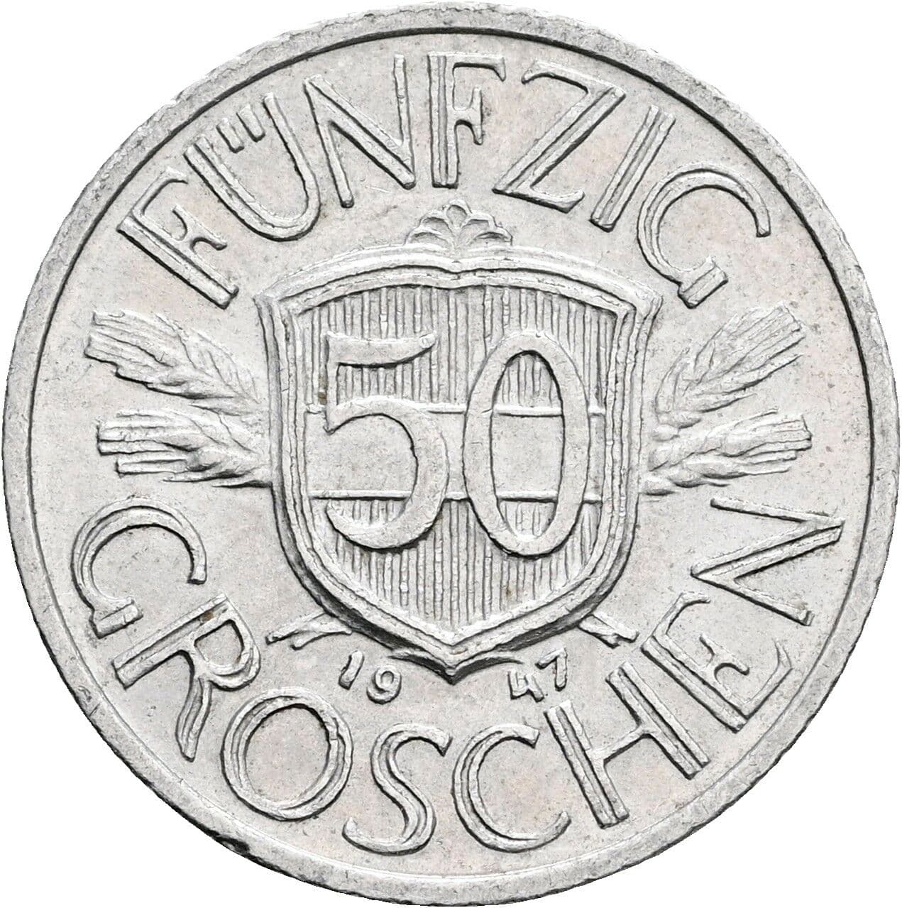 50 Groschen 1947 – Vorderseite