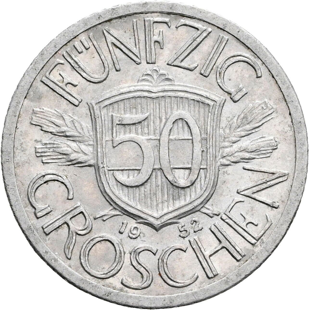 50 Groschen 1952 – Vorderseite
