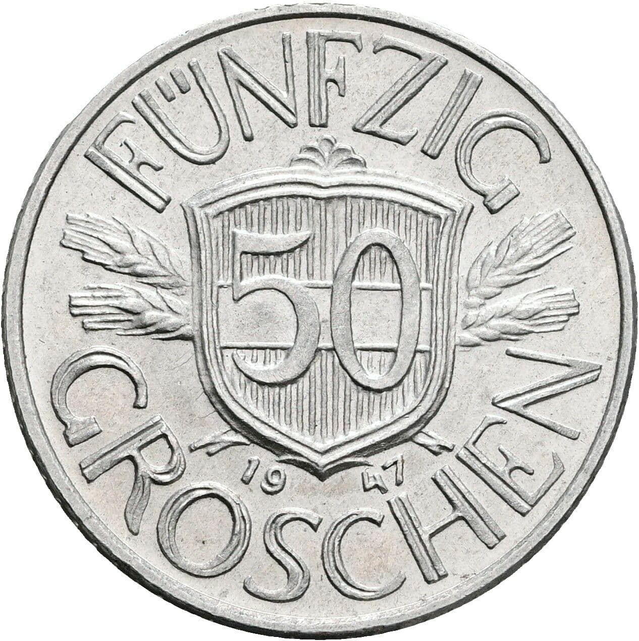 50 Groschen 1947 – Vorderseite