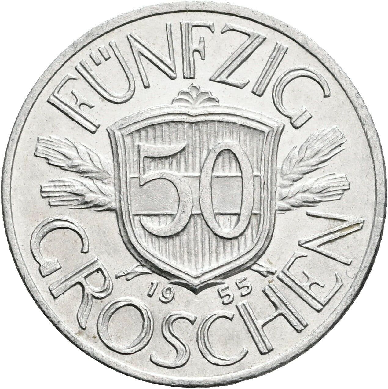 50 Groschen 1955 – Vorderseite