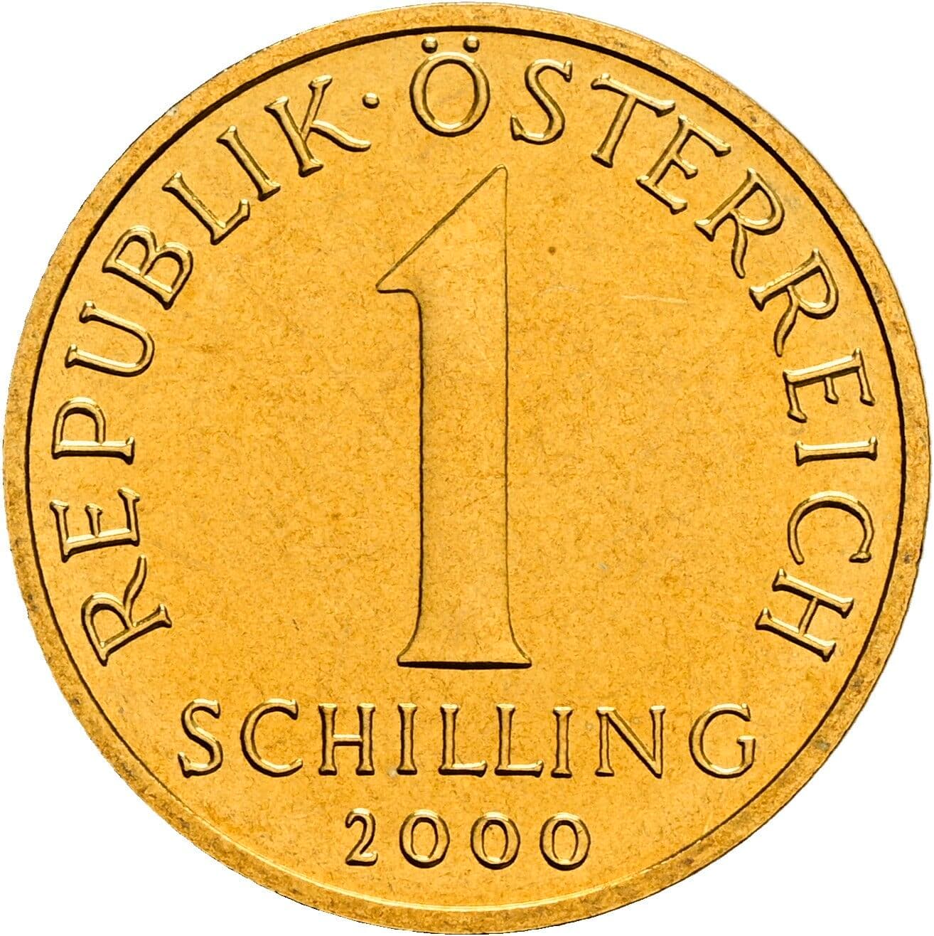 1 Schilling 2000 – Vorderseite
