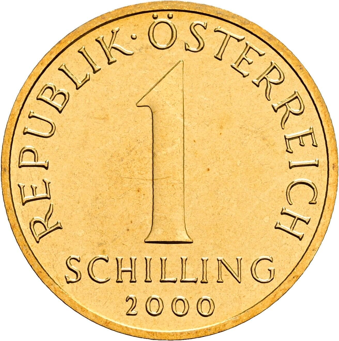 1 Schilling 2000 – Vorderseite