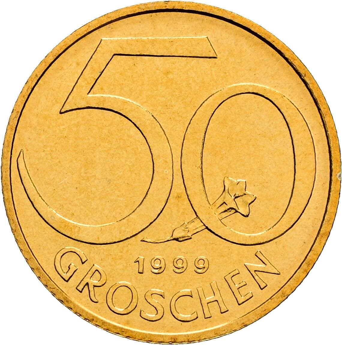 50 Groschen 1999 – Vorderseite