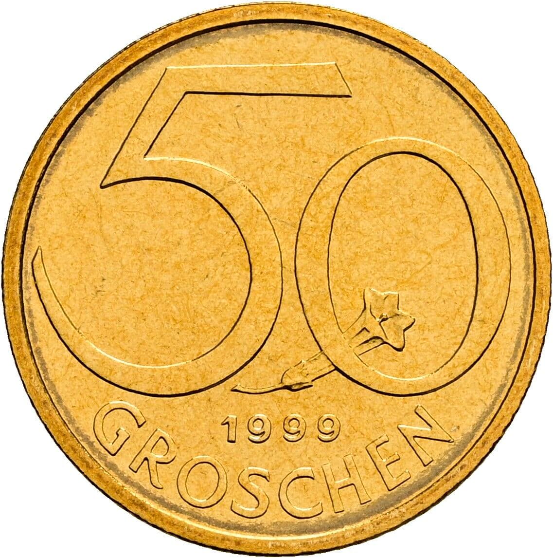 50 Groschen 1999 – Vorderseite