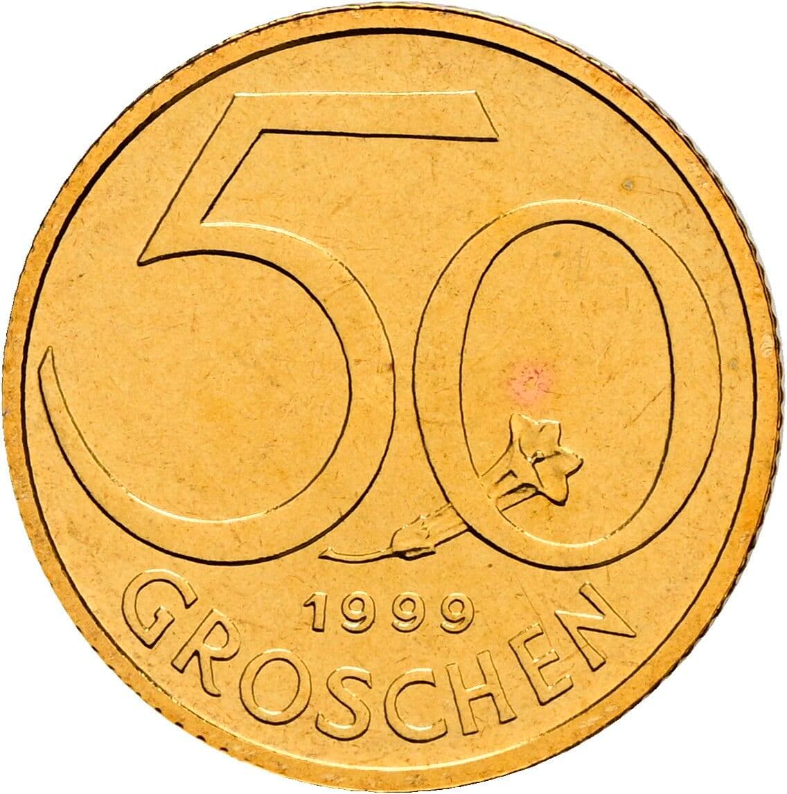 50 Groschen 1999 – Vorderseite