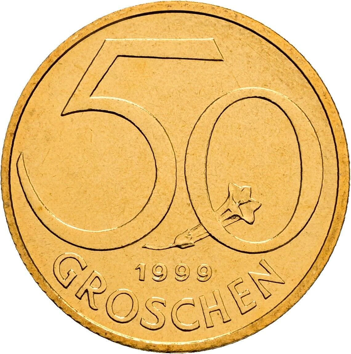 50 Groschen 1999 – Vorderseite