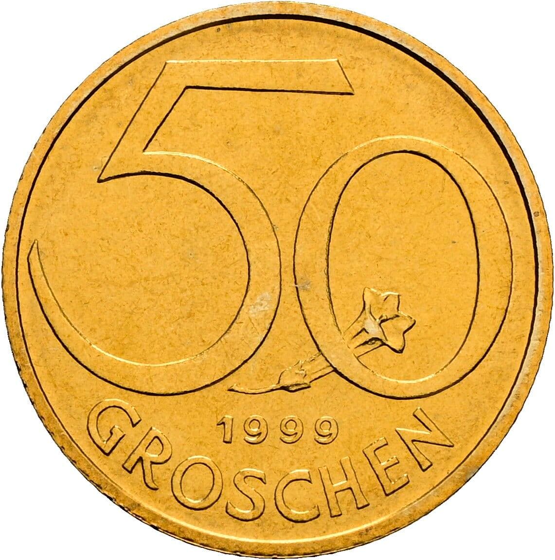 50 Groschen 1999 – Vorderseite