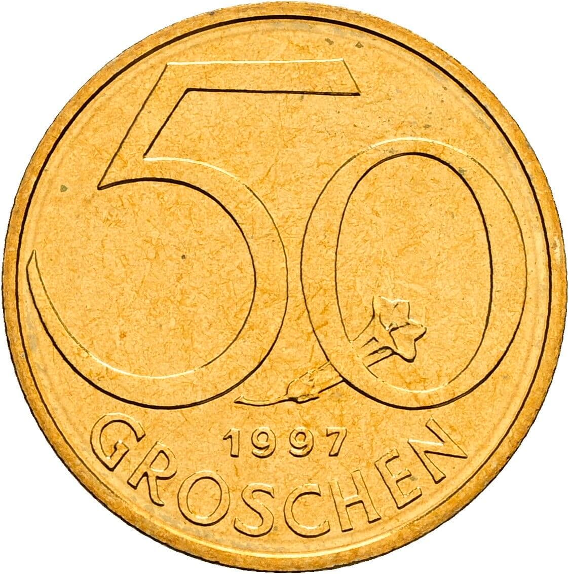 50 Groschen 1997 – Vorderseite