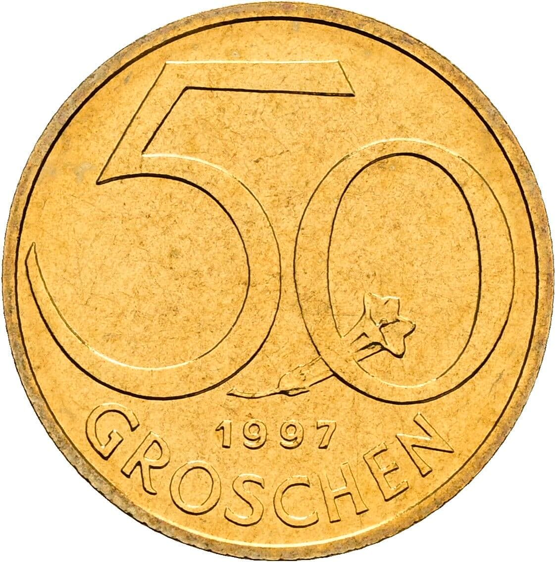 50 Groschen 1997 – Vorderseite
