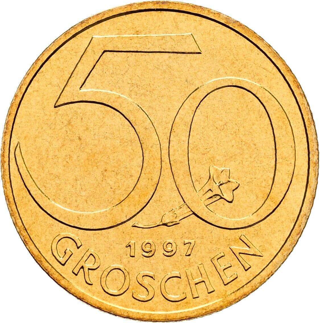 50 Groschen 1997 – Vorderseite