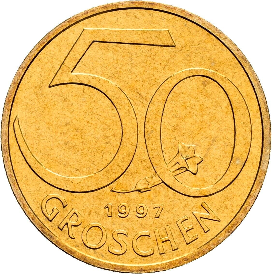 50 Groschen 1997 – Vorderseite