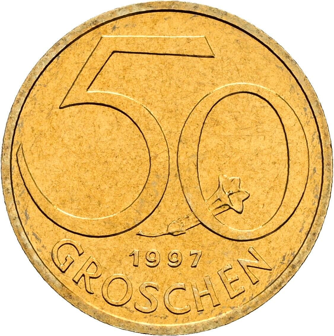50 Groschen 1997 – Vorderseite