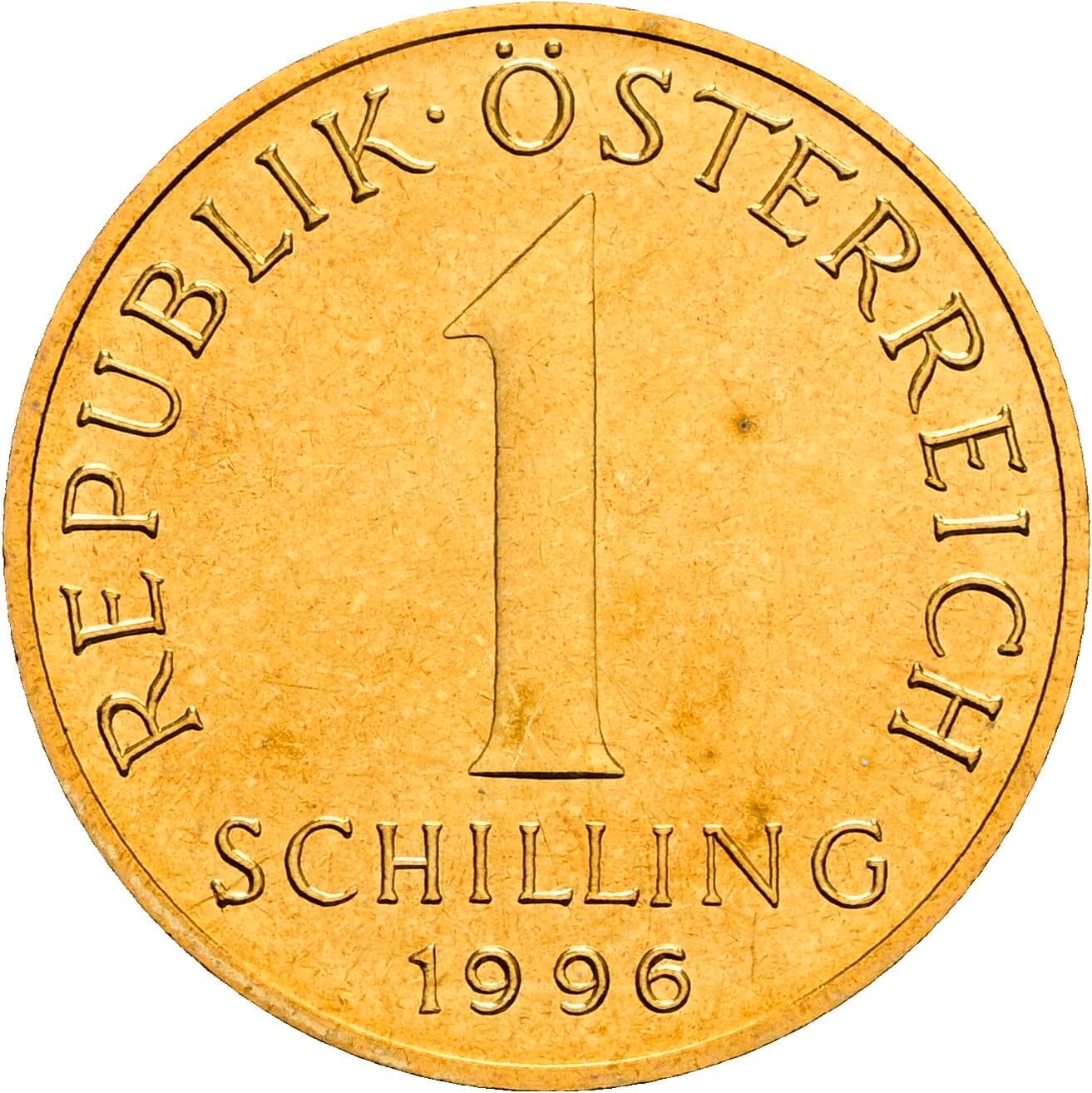 1 Schilling – Vorderseite