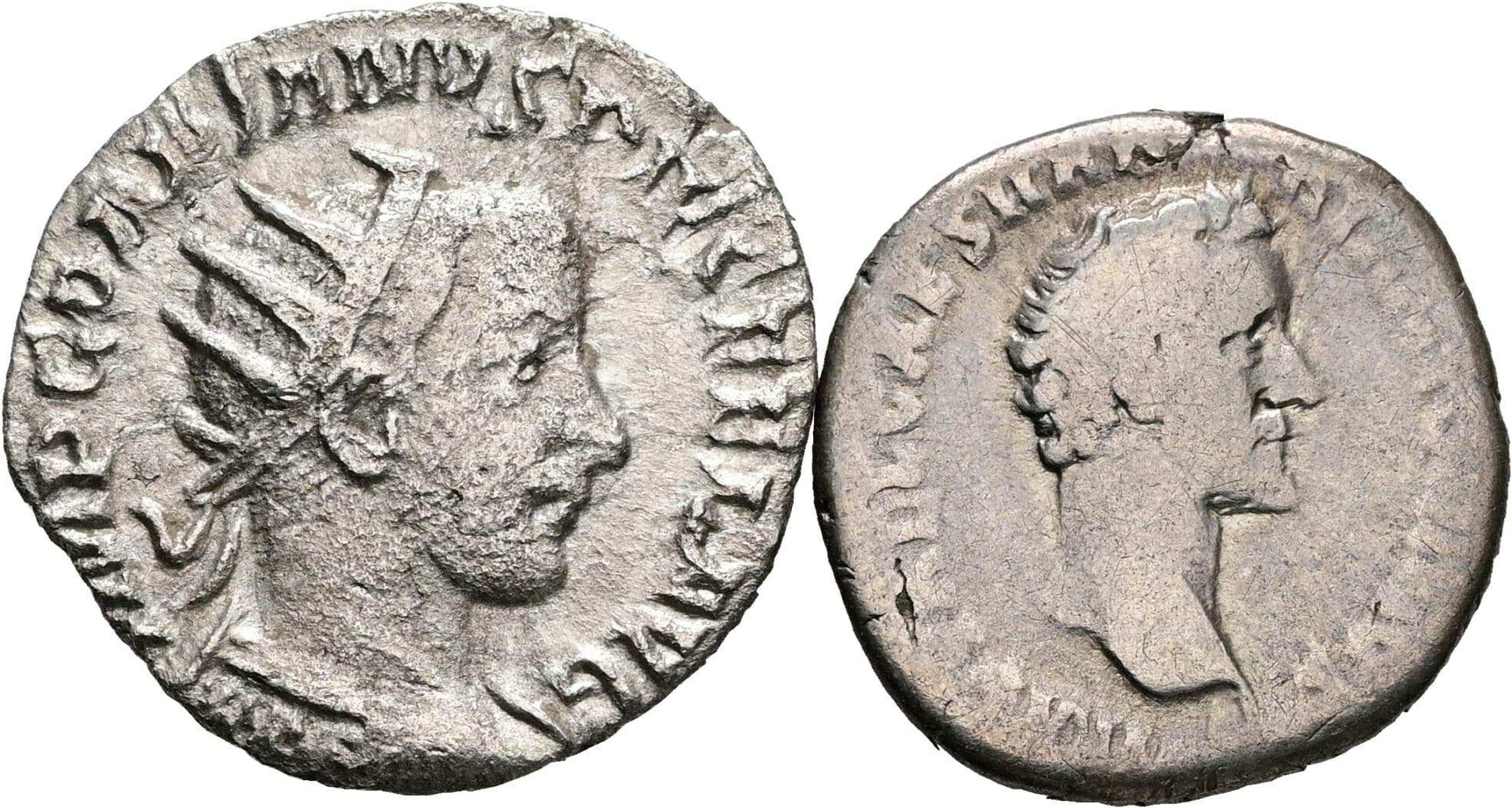 Antoninian, Denar Gordianus III. Pius 238-244 AC – Vorderseite