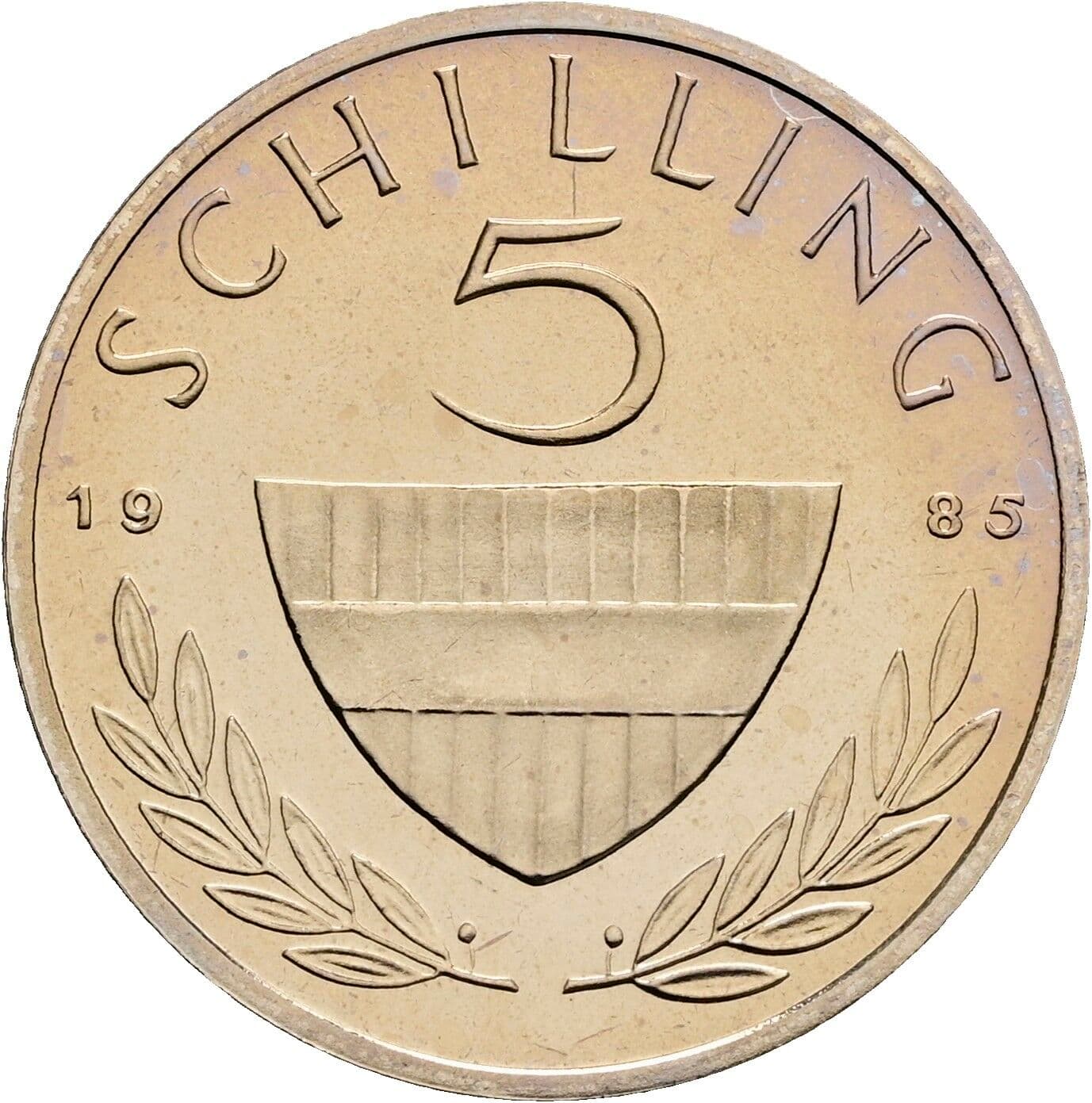 5 Schilling 1985 – Vorderseite