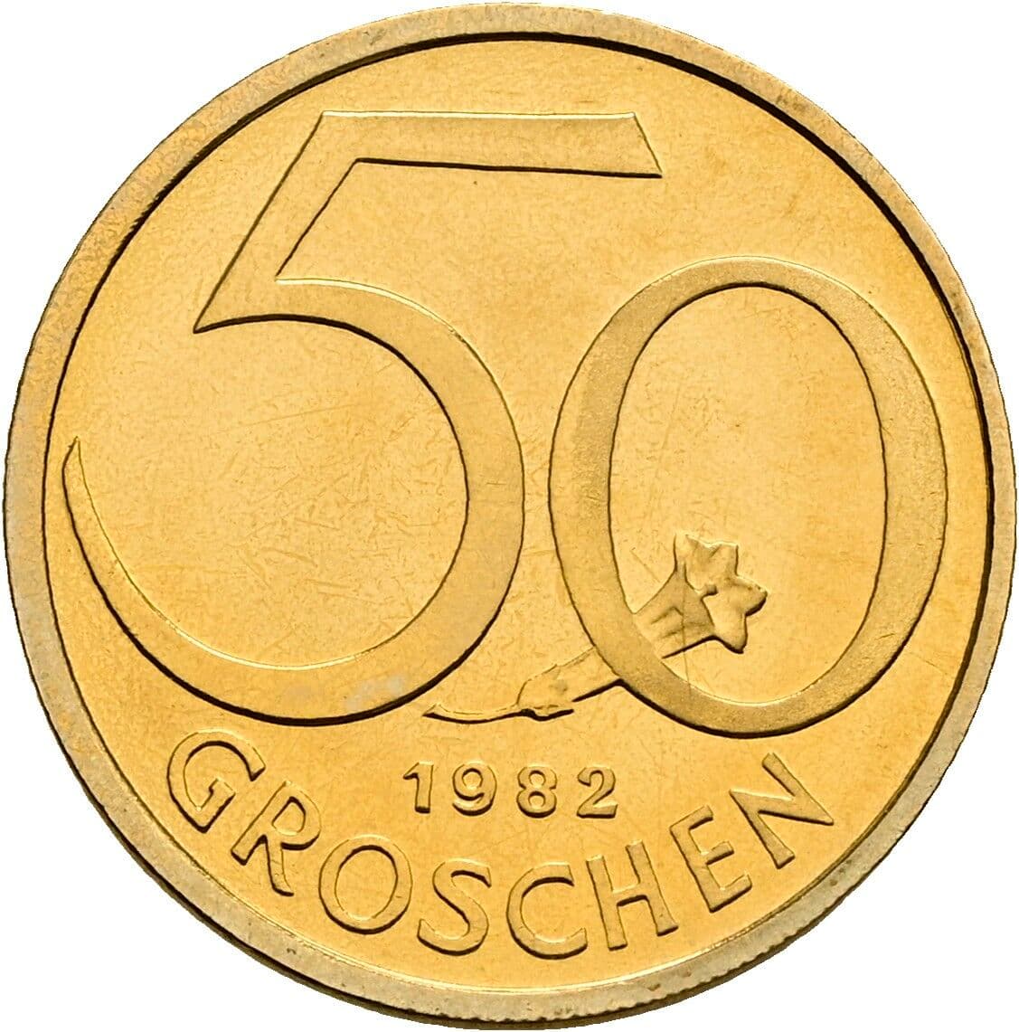 50 Groschen 1982 – Vorderseite