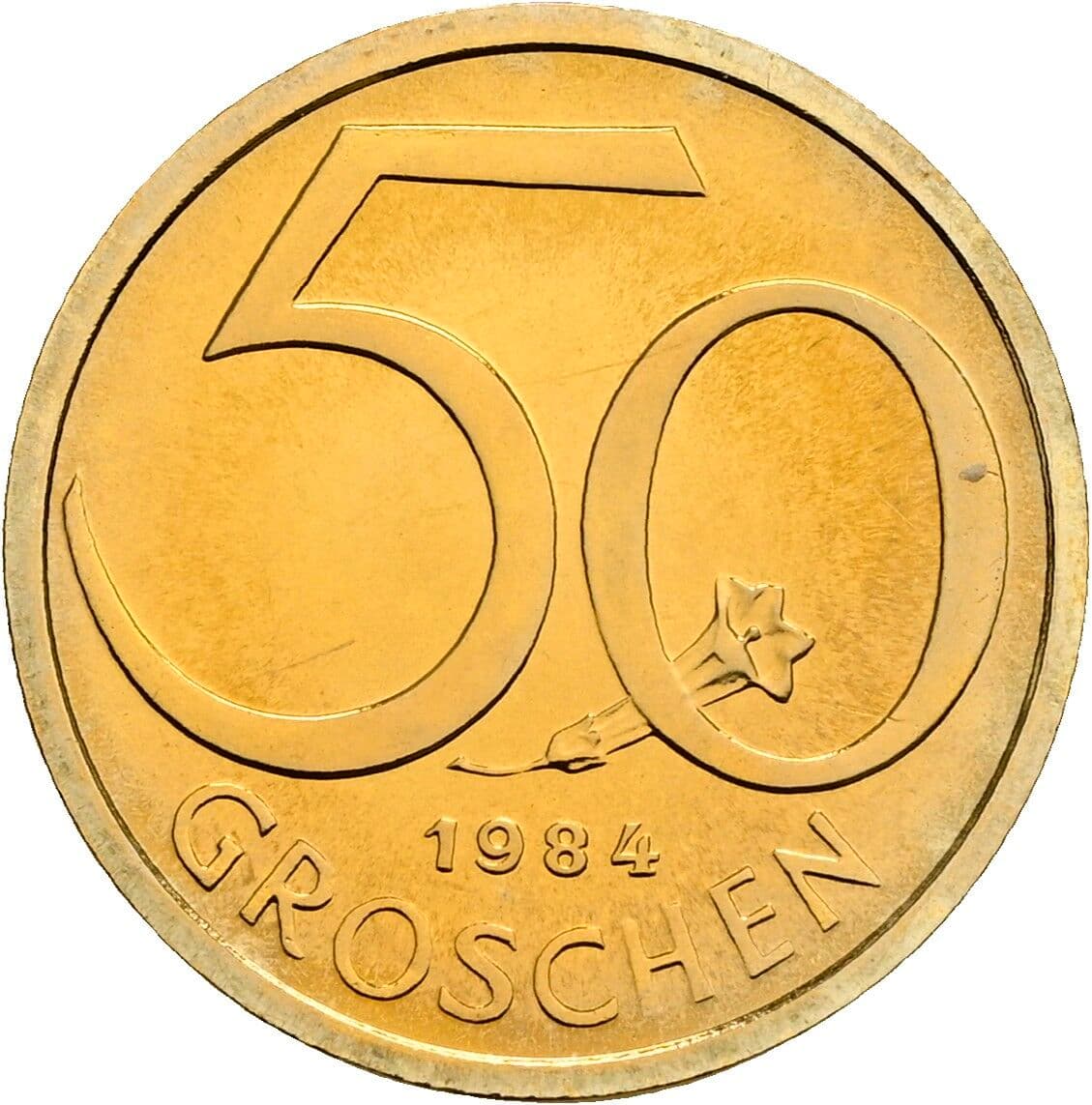 50 Groschen 1984 – Vorderseite