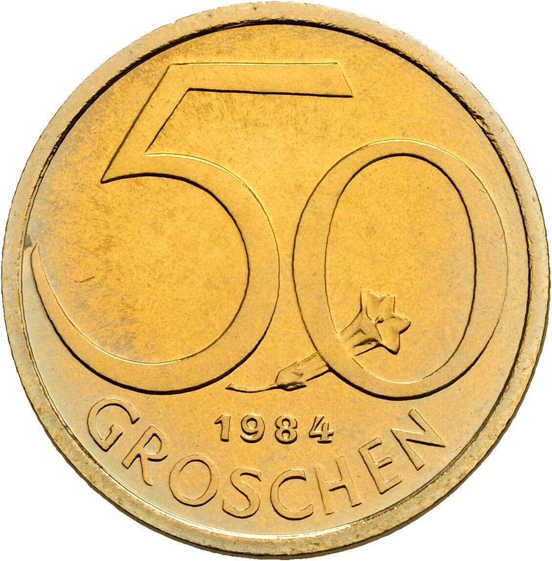 50 Groschen 1984 – Vorderseite
