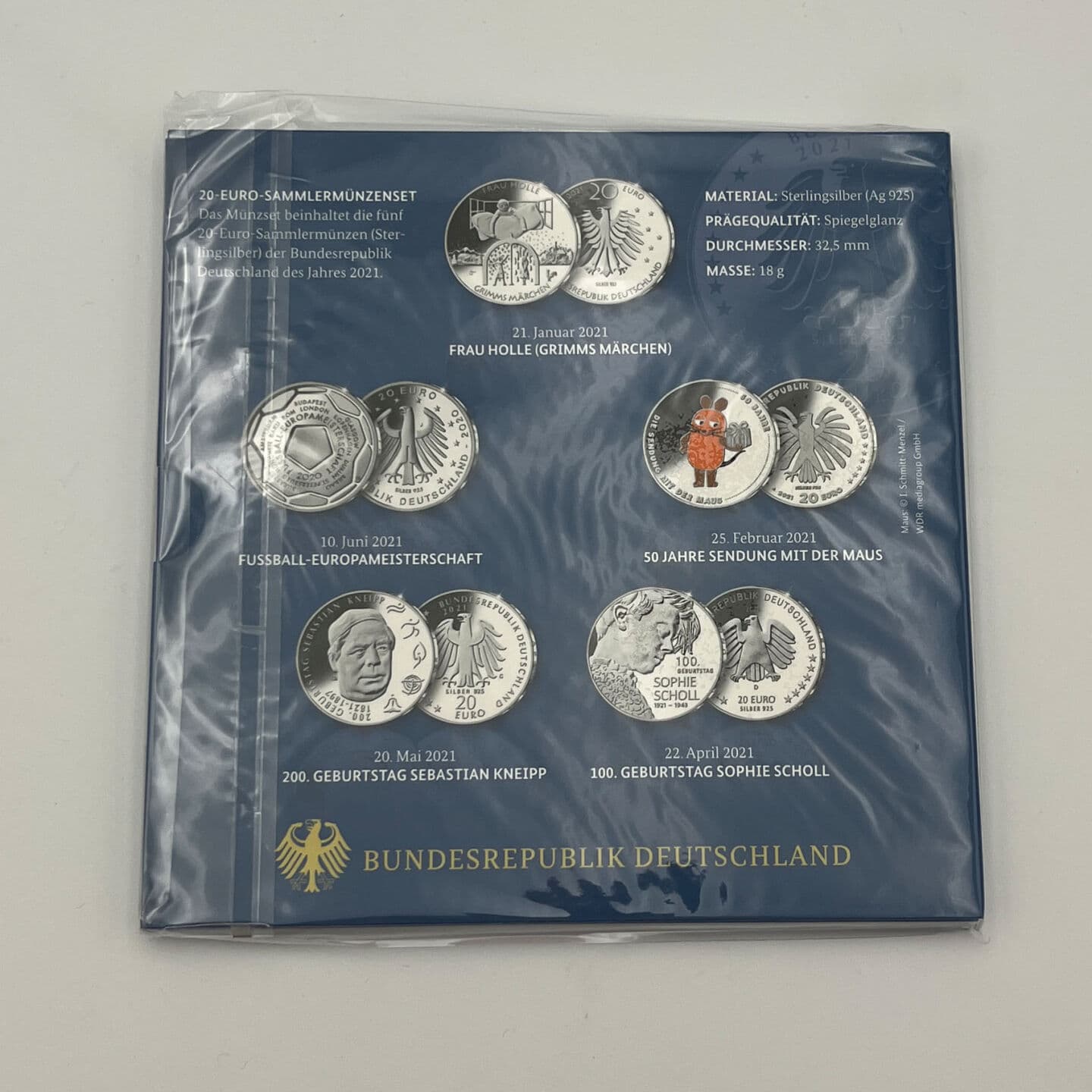 20 Euro Sammlermünzenset