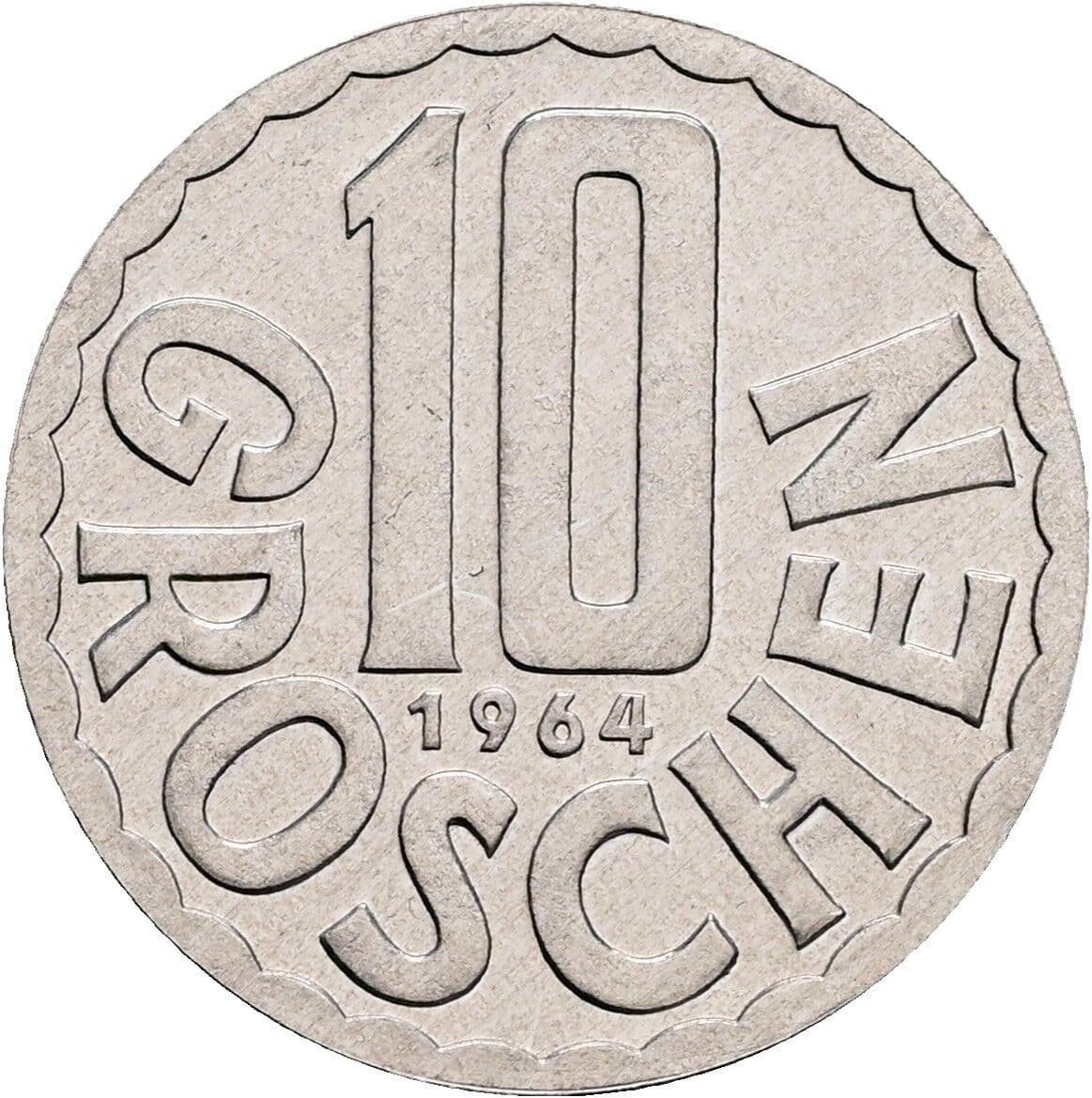 10 Groschen 1964 – Vorderseite
